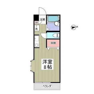 ロックハイツ2【2階】の間取り