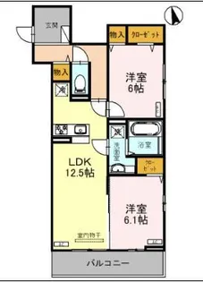 セラヴィ南町【2階】の間取り