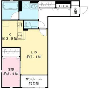 総社 M アネックス【205号室】の間取り