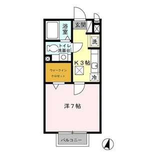 プリマヴェーラ【1階】の間取り