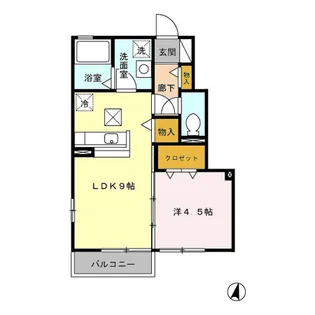 リビングタウン下石倉 ABC【1階】の間取り