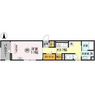 LA MAISON 表町【3階】の間取り