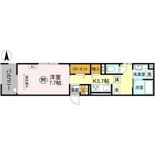 LA MAISON 表町【1階】の間取り