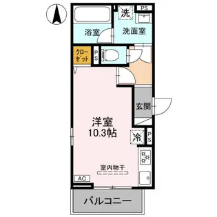 LA CHANCE【3階】の間取り