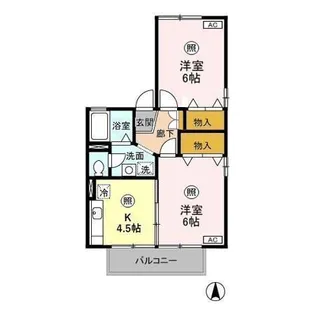 アベニール II【2階】の間取り