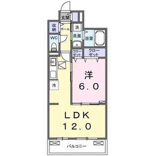 ラニカイ・M【1階】の間取り