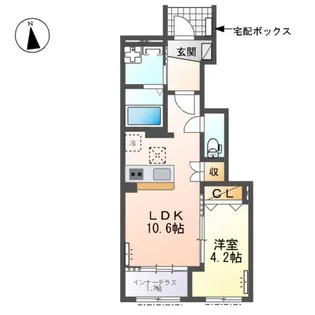 ルピナス A【1階】の間取り