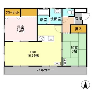 スペランザ【3階】の間取り