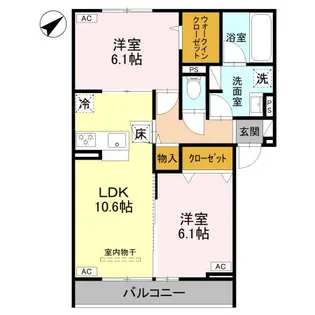 DーGRAN本町【1階】の間取り
