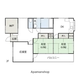 ワコー【2階】の間取り