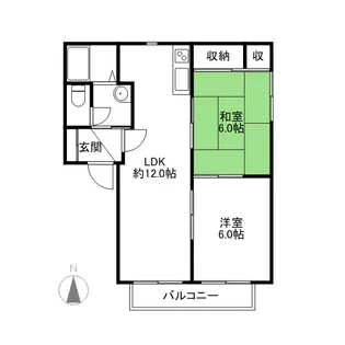 カルチェABC【2階】の間取り