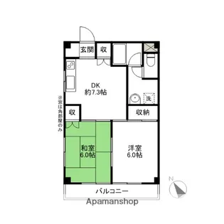 ΑNEXT天川第1【2階】の間取り