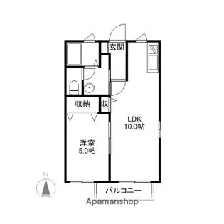 マーブル【2階】の間取り