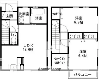 クラール・M【1階】の間取り