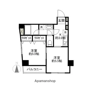 千代田シティハウス【3階】の間取り