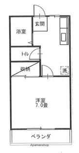 足立ハイツ【1階】の間取り