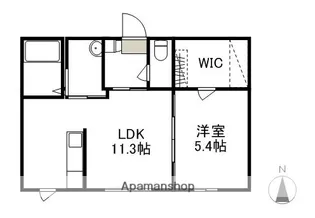 ラティールA【1階】の間取り