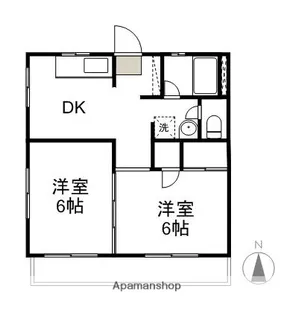 クレスト アラマキ【2階】の間取り