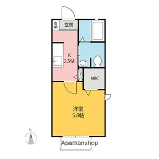 ラ・ベファーナ【1階】の間取り