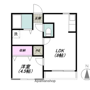 フォートレス南棟【1階】の間取り