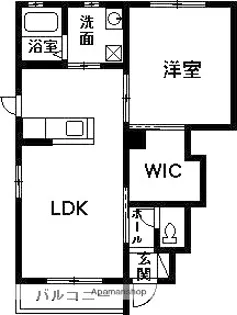 ローズメゾン【1階】の間取り