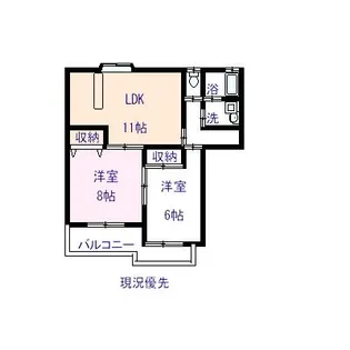 フェニックスⅢ【1階】の間取り