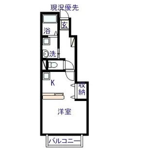 エトワールB【1階】の間取り