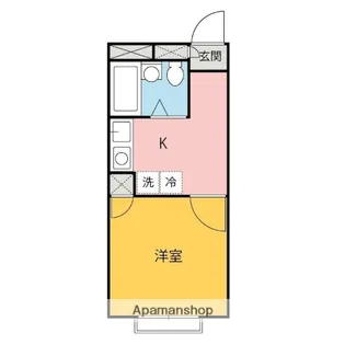 ドリームハウス太田【211号室】の間取り