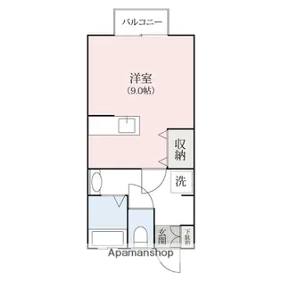 エアライフコーポ【203号室】の間取り