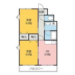 スカイピュア【1階】の間取り