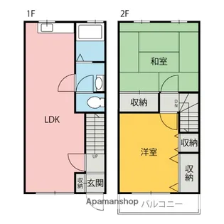 ツインケー【N103号室】の間取り