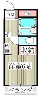 協栄マンション【210号室】の間取り