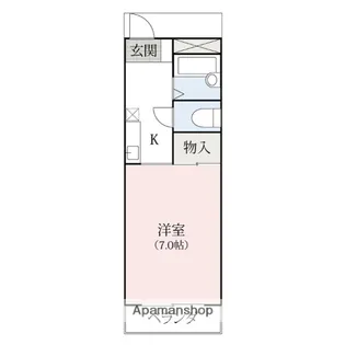 協栄マンション【212号室】の間取り