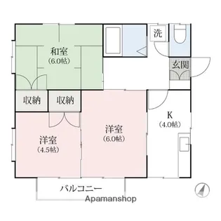 Kハウス PART1【202号室】の間取り