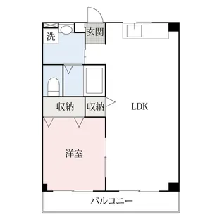 ピュアハート【1階】の間取り