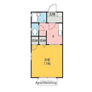 エトス21A・B・C【B202号室】の間取り