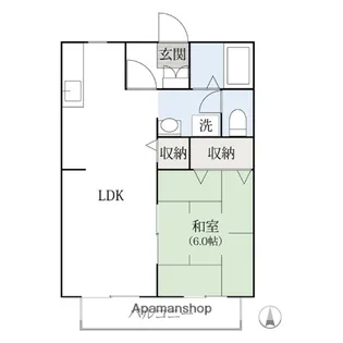 サンステラ【202号室】の間取り