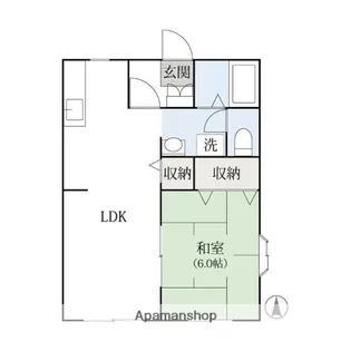 サンステラ【102号室】の間取り