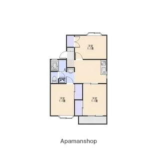 ラ・ホンテ・コグレ【1階】の間取り