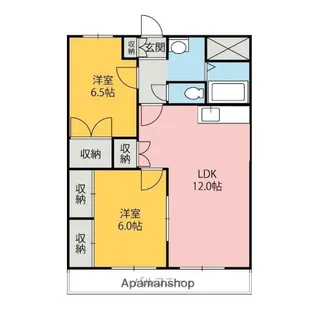 ベストグランシャリオ【606号室】の間取り