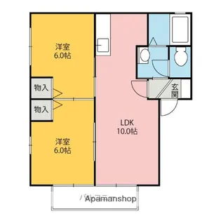 メゾンES【2階】の間取り