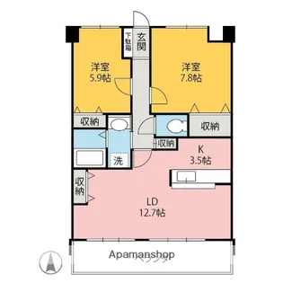 LIEN【305号室】の間取り