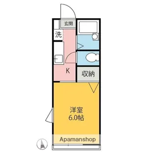 エトス8【203号室】の間取り