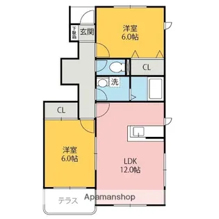 ドリームドエル【B101号室】の間取り