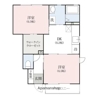 ボナール千吉良EF【1階】の間取り