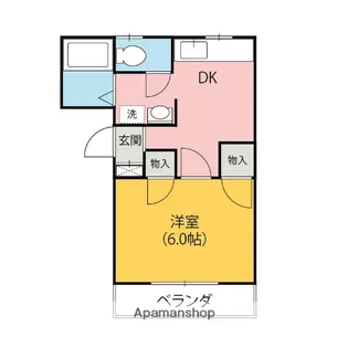 コーポラスアゼリア【302号室】の間取り
