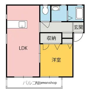 ユーガイアⅡ【1階】の間取り