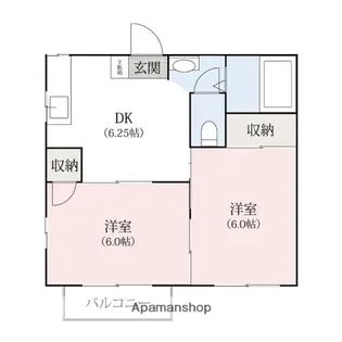 アルモニーAB【2階】の間取り
