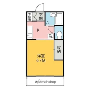 プチメゾン・ハイジ【204号室】の間取り