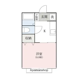 サンフィールド玉村Ⅱ【2階】の間取り